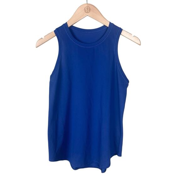 Lululemon High Neck Run and Train Tank in Psychic - Picture 1 of 4